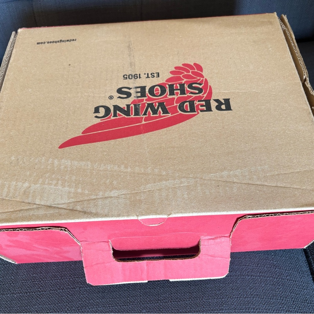 Red Wing Shoes Box - Brown and Red